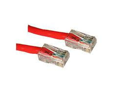 25ft CAT5e Crossover Patch Cable Red