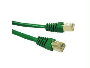 7ft CAT5e Shielded Patch Cable Green