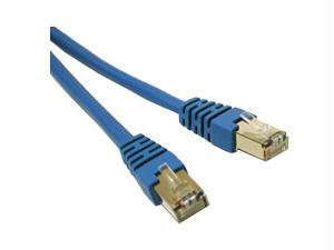 C2g 14ft Shielded Cat5e Molded Patch Cable - Blue