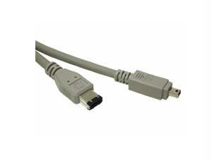 1m IEEE-1394 6-Pin-4-Pin Firewire Cable