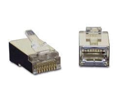 C2g Network Plug - Rj-45 (m) - Shielded - Cat 5e - Clear