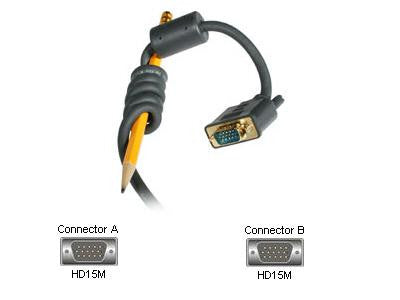 C2g 6ft Fleximaandtrade; Hd15 Uxga M-m Monitor Cable