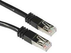 C2g 10ft Shielded Cat5e Molded Patch Cable - Black