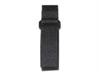C2g 11in Hook-and-loop Cable Management Straps - Black - 12pk