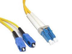 C2g 3m Lc-sc Duplex 9-125 Single Mode Fiber Patch Cable - Yellow