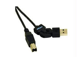 6ft Flex USB 2.0 A-B Cable Black