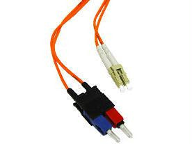 C2g 2m Lc-sc Duplex 50-125 Multimode Fiber Patch Cable - Orange