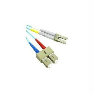 C2g C2g 5m Lc-sc 10gb 50-125 Om3 Duplex Multimode Pvc Fiber Optic Cable - Aqua