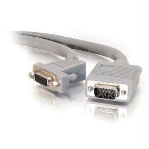 C2g 25ft Premium Shielded Hd15 Sxga M-f Monitor Extension Cable With 45anddeg; Angle