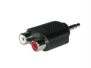 3.5mm Male to (2) RCA Female Adapter