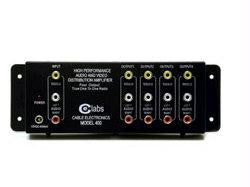 4-Output RCA A-V Distribution Amplifier
