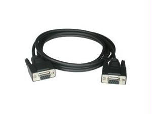 C2g 10ft Db9 F-f Null Modem Cable - Black