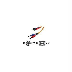 C2g C2g 1m Sc-st 62.5-125 Om1 Duplex Multimode Pvc Fiber Optic Cable - Orange