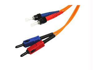 C2g C2g 4m Sc-st 62.5-125 Om1 Duplex Multimode Pvc Fiber Optic Cable - Orange