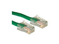 10ft CAT5e Crossover Patch Cable Green