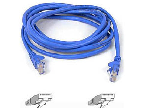 Belkinponents 6ft Cat6 Snagless Patch Cable, Utp, Blue Pvc Jacket, 23awg, 50 Micron, Gold Plat