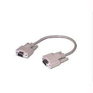 C2g 1ft Db9 F-f Null Modem Cable - Beige