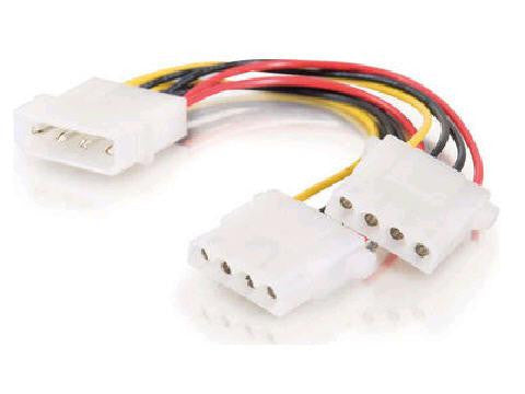 C2g 6in One 5-1-4in To Two 5-1-4in Internal Power Y-cable