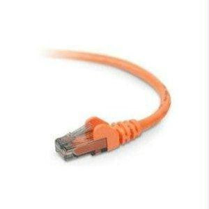 Belkin Components 7ft Cat6 Snagless Patch Cable, Utp, Orange Pvc Jacket, 23awg, 50 Micron, Gold Pl