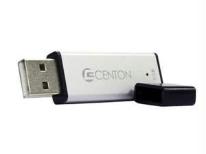 Centon Electronics Usb Flash Drive - 4 Gb - Flash Memory - Usb 2.0 - Full Speed - Silver