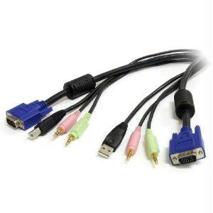 Startech Connect High Resolution Vga Video, Usb, Audio And Microphone All In One Cable -