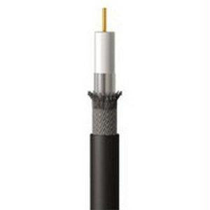 C2g 500ft Rg6-u Dual Shield In-wall Coaxial Cable - Black
