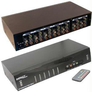 C2g 6x2 Component Video + Stereo Audio + Toslink(r) Digital Audio Matrix Selector Sw