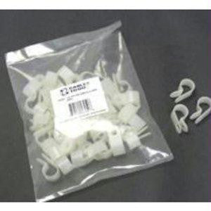 C2g 1-4in Nylon Cable Clamp - 50pk