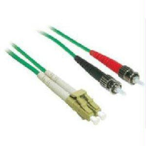 C2g C2g 1m Lc-st 62.5-125 Om1 Duplex Multimode Pvc Fiber Optic Cable - Green