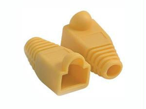 C2g Rj45 Snagless Boot Cover (6.0mm Od) - Yellow - 50pk