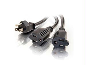 6ft 1-to-2 Power Cord Splitter