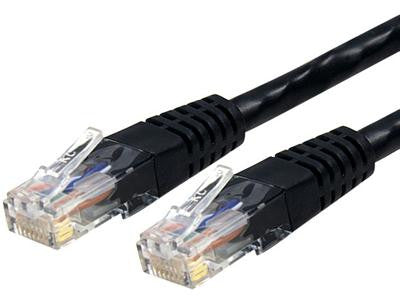 5FT BLACK MOLDED CAT6  PATCH CABLE