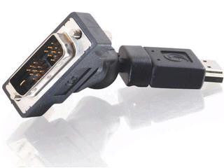 HDMI FEMALE TO DV-D MALE ROTATING ADPTR