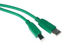 C2g 2m Usb 2.0 A-b Cable Green