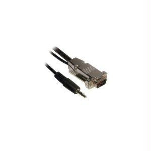 C2g 35ft Plenum-rated Hd15 Uxga + 3.5mm M-m Audio Cable