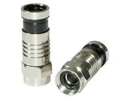 RG6 Compression F-Type Connectors - 20pk