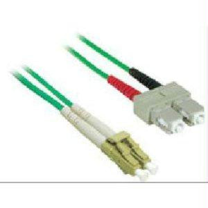 C2g C2g 3m Lc-sc 62.5-125 Om1 Duplex Multimode Pvc Fiber Optic Cable - Green