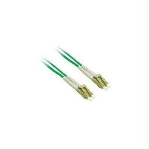 C2g C2g 10m Lc-lc 9-125 Os1 Duplex Singlemode Pvc Fiber Optic Cable - Green