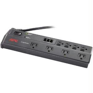 Apc By Schneider Electric Apc Home-office Surgearrest 8 Outlets With Tel2-splitter Jacks, 120v Col