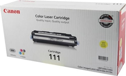 Canon Usa Genuine Canon Yellow Toner, Crg-111, Oem# 1657b001aa (6,000 Yield). Use With Can