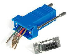 C2g Rj45 - Db9f Mod Adptr Blue