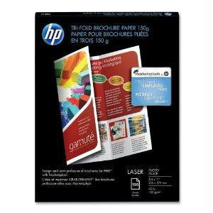 Hewlett Packard Hp Tri-fold Brochure Paper 150 Sht Ltr Size,150 Sht.,bright,glossy Coated,pre-sc