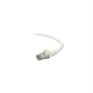 Belkinponents 6ft Cat6 Snagless Patch Cable, Utp, White Pvc Jacket, 23awg, 50 Micron, Gold Pla