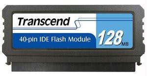 Transcend Information Transcend 128mb 40pin Ide Flash Module, Smi Controller (vertical)