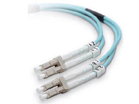 Belkinponents Fiber Patch Cable 10 Gig Aqua 50-125 Lc-lc 2 Meter