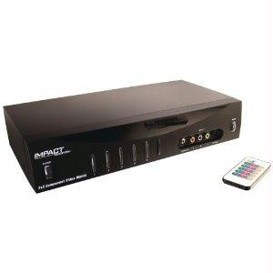 C2g 3x5 Component Video + Stereo Audio + Toslink(r) Digital Audio Matrix Selector Sw
