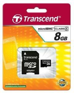 Transcend Information 8gb Microsdhc Class 4 Card