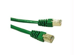 C2g 5ft Shielded Cat5e Molded Patch Cable - Green