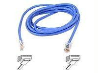 Belkin Components 5ft Cat5e Patch Cable, Utp, Blue Pvc Jacket, 24awg, T568b, 50 Micron, Gold Plate