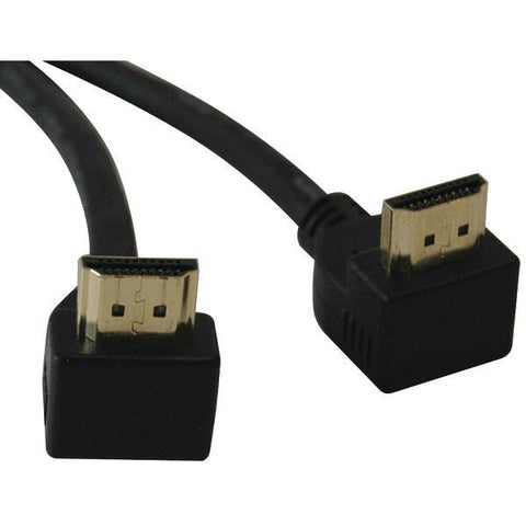 Tripp Lite High Speed Hdmi Cable With Right Angle Connectors, Digital Video With Audio (m-m